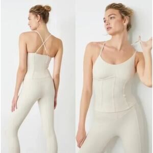 (XS) $100 Le Ore Positano Tank in Canvas White